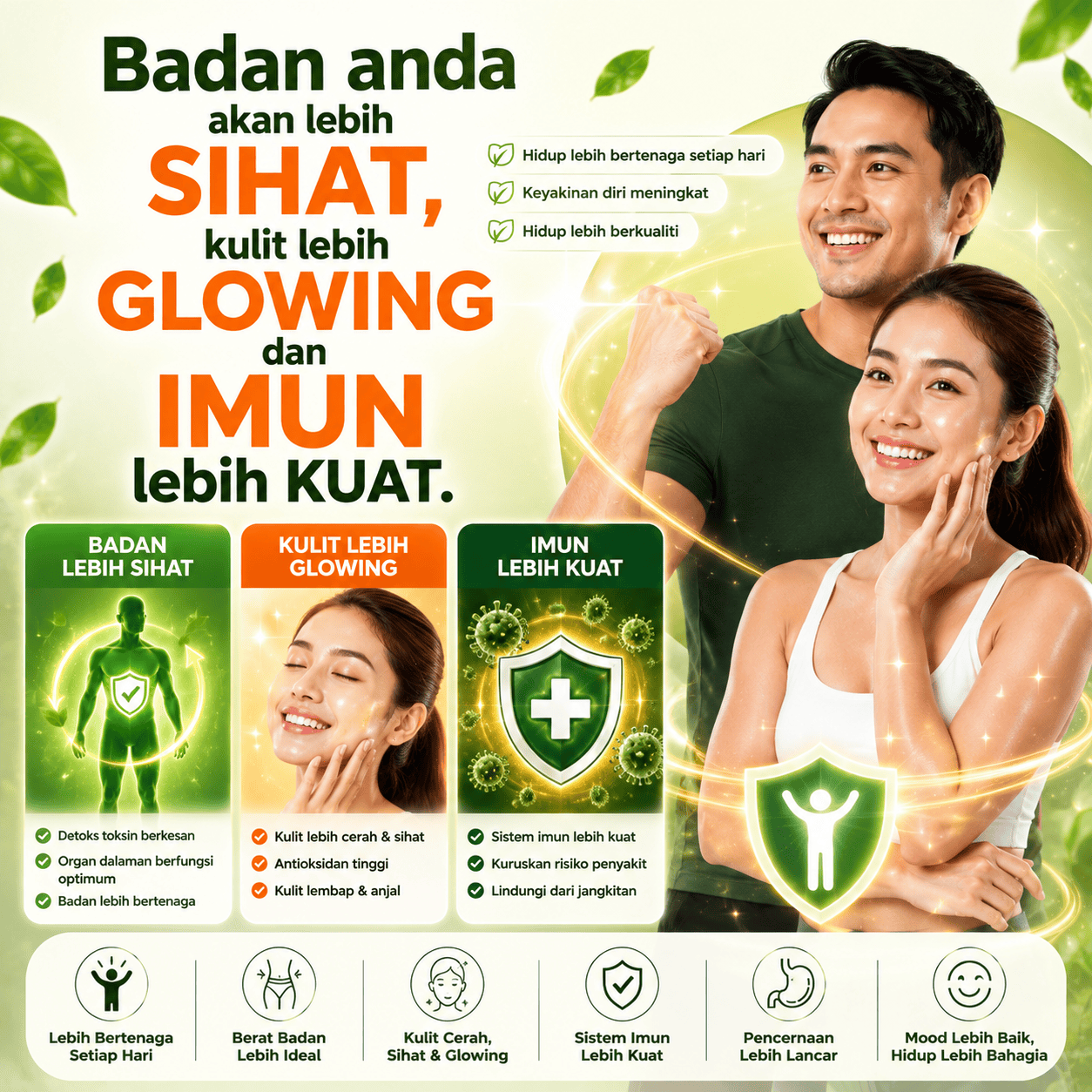 Minggu 4 - Badan lebih sihat, kulit glowing